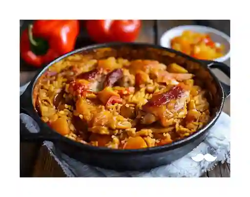 Caja de Arroz con Pollo