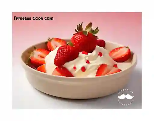 Fresas con Crema Grandes