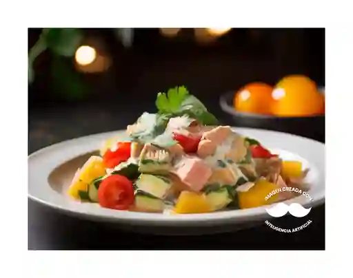 Ensalada Verde de Salmón