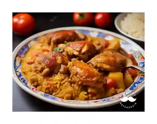 Combo Arroz con Pollo y Camarón para 1