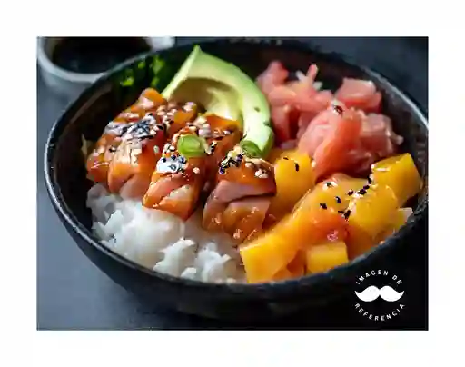 Poke Bowl Salmon y Camarones