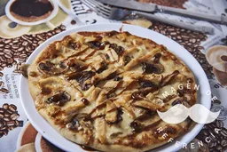 Bagel Pizza Pollo-Champiñones