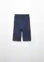 Pantalón Gigi Navy Talla 67 Niñas Mango