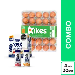Combo Yox Bebida Láctea + Kikes Amor Que Alimenta Huevos
