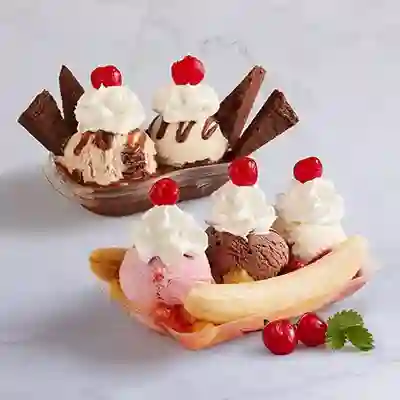 Banana Split + Charlie Brownie