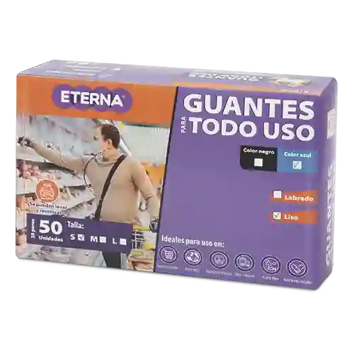 Eterna Guantes Multiuso Azul Talla S