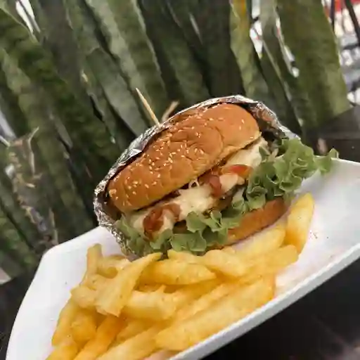 Combo hamburguesa res