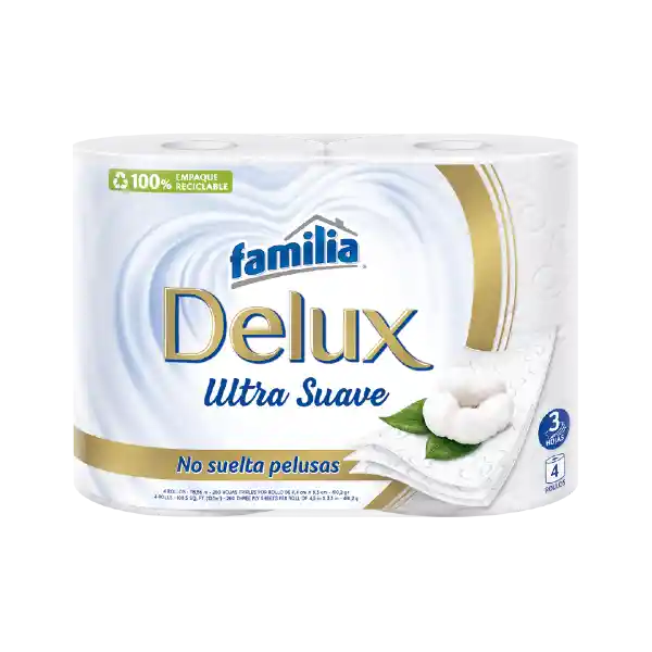 Familia Delux Papel Higiénico Ultra Suave