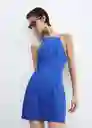 Vestido Susic-H Azul Talla XS Mujer Mango