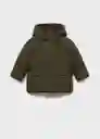 Abrigo Anorak Teide Khaki Talla 69 Niños Mango