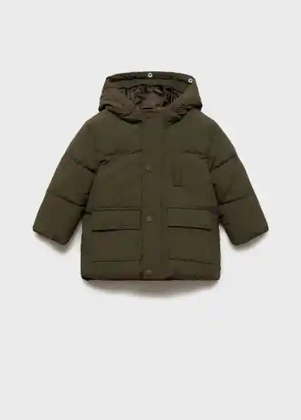 Abrigo Anorak Teide Khaki Talla 69 Niños Mango