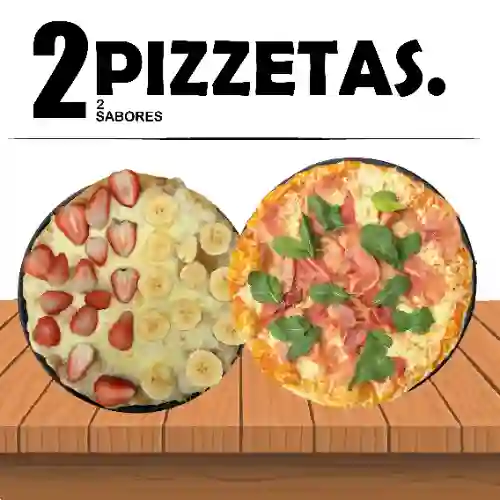 2Pizzetas-22cms-(1sabor Cada Una.)