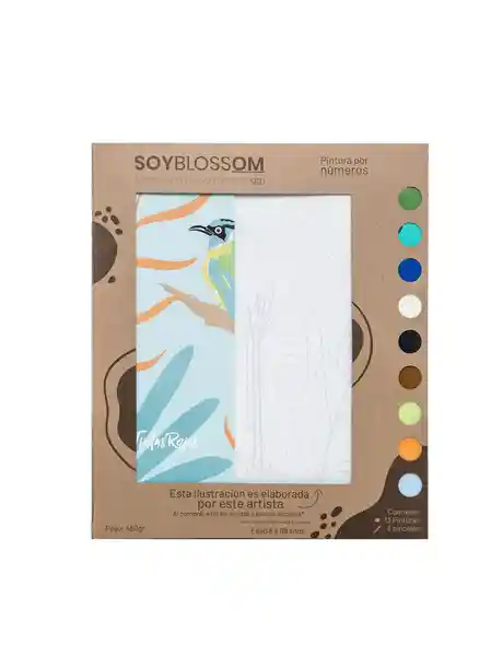 Soyblossom Kit de Pintura Tintas Rojas P004