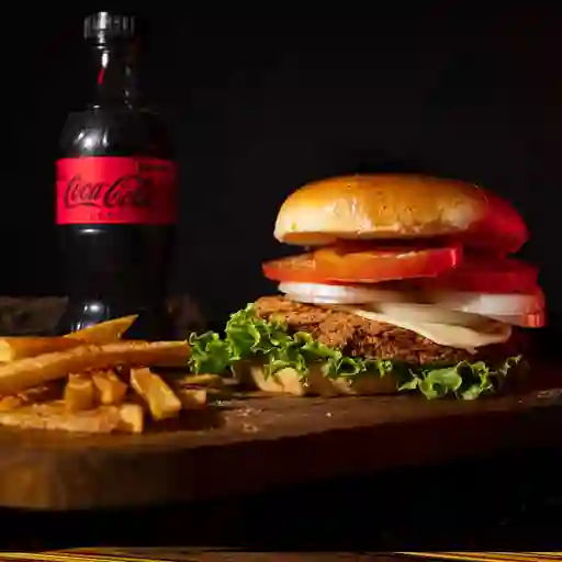 Hamb. super pollo combo