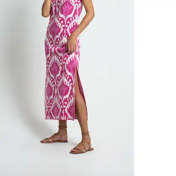 Vestido Mujer Rosa Boreas Medio Talla L 472F032 Naf Naf