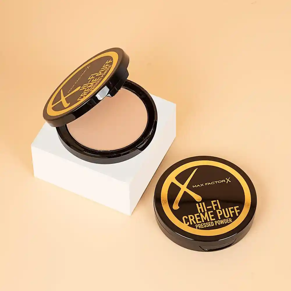 Max Factor Polvo Compacto Creme Puff Clásico N 07 Con Espejo