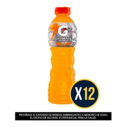 Gatorade Mandarina 500 Ml Pack x12