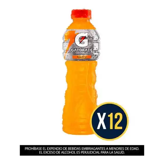 Gatorade Mandarina 500 Ml Pack x12