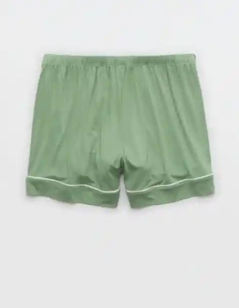 Short de Pijama Aerie Verde Talla MEDIUM 1759308 American Eagle