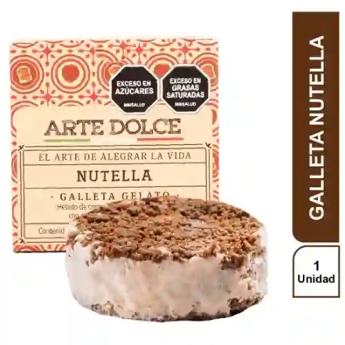 Galleta Helado de Nutella