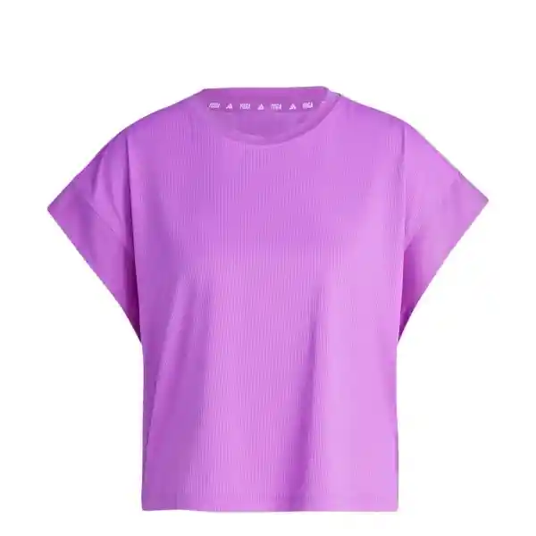 Adidas Camiseta Studio Morado Para Mujer Talla L