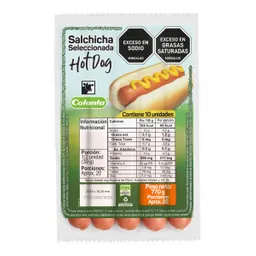 Colanta Salchicha Seleccionada Hotdog