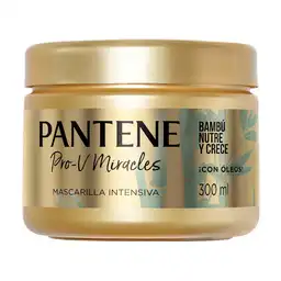 Mascarilla Intensiva Pantene Pro-V Miracles Tratamiento Capilar Bambu Nutre y Crece 300 ml