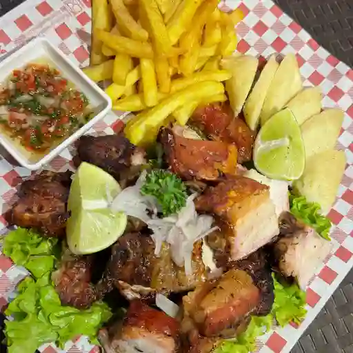 2 Personas picada chicharron 400 gr