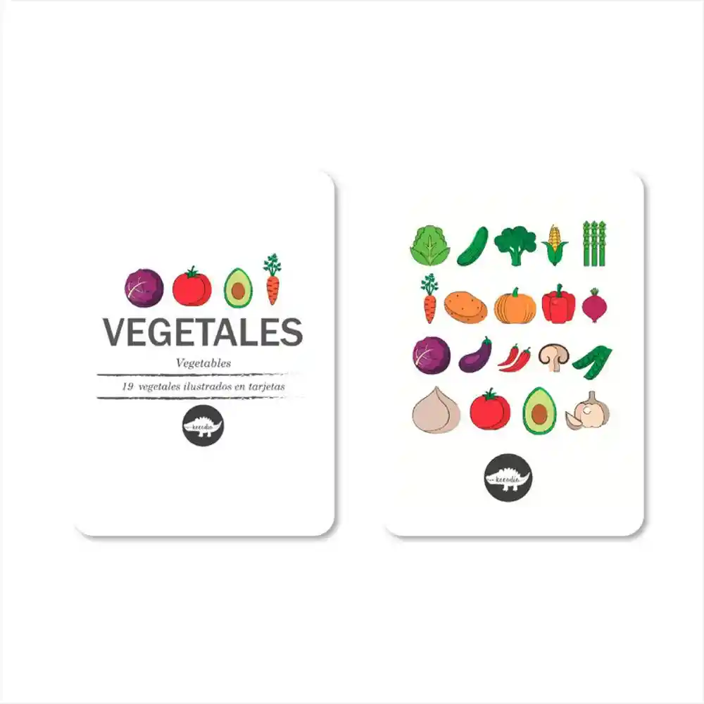 Flash Cards Vegetales