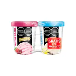 Colombina Pack Helado Frutos Rojos + Vainilla