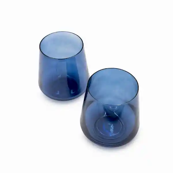 Set Vaso Frank Azul Ambiente Gourmet