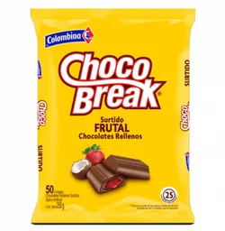 Colombina Chocolatina Frutal Navidad