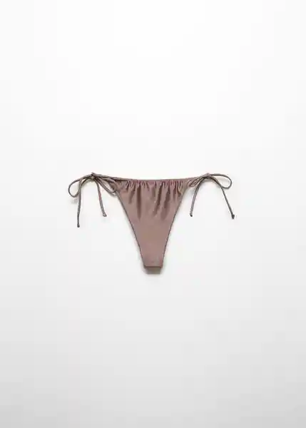 Bragas Mermaid Taupe Talla XS Mujer Mango