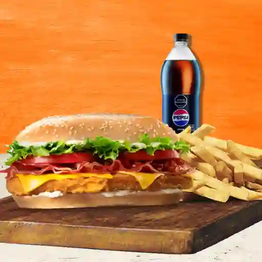 Combo King De Pollo® Queso Tocineta