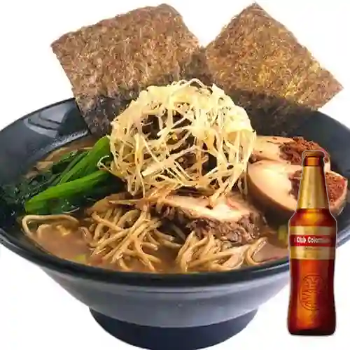 Combo Samurai Ramen 2.0 muy Picante + Club Cola Dorada 330ml