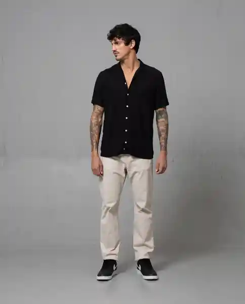 Camisa Hombre Negro Talla XL 112G000 Rifle
