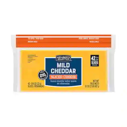 Members Selection Queso Cheddar en Rebanadas 