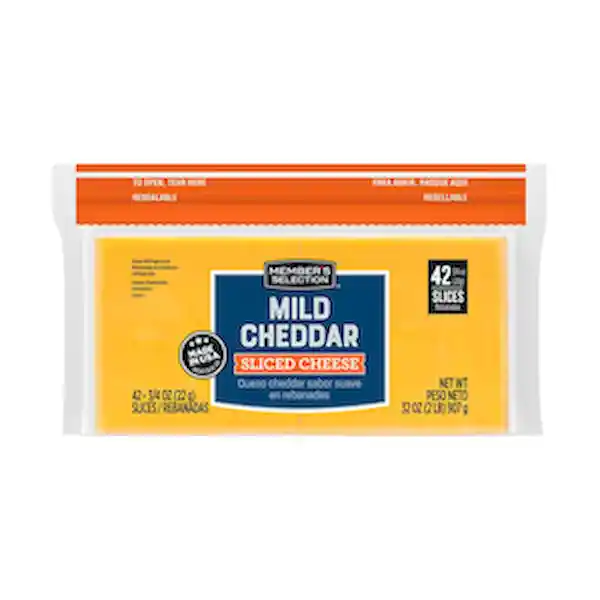 Members Selection Queso Cheddar en Rebanadas 
