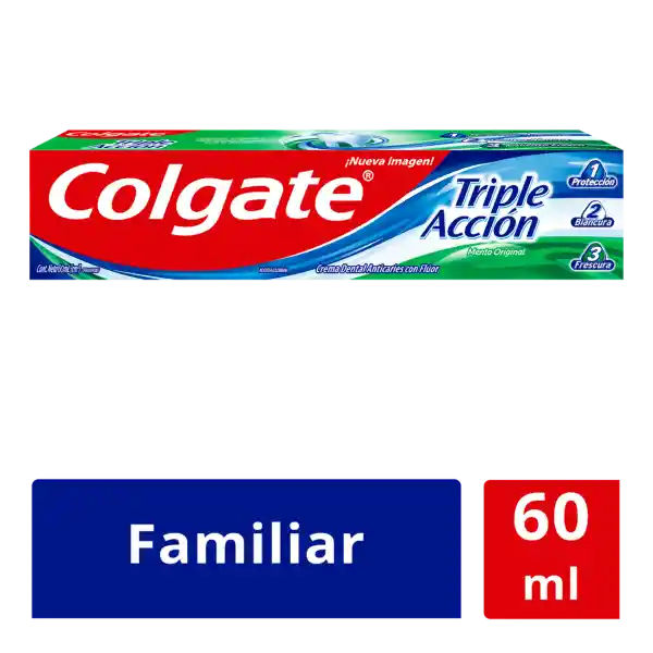 Colgate Crema Dental Triple Acción 60 mL