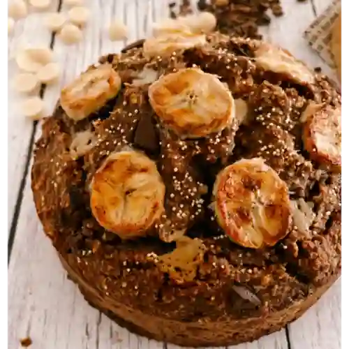 Torta de Banano y Chocolate Sano