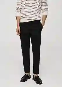 Pantalón Barna Negro Talla 38 Hombre Mango