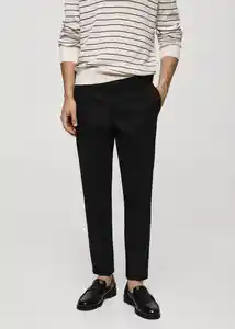 Pantalón Barna Negro Talla 38 Hombre Mango
