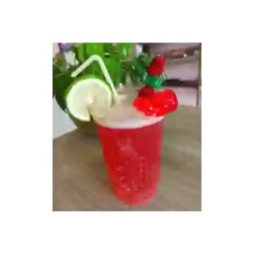 Michelada de Cereza en Cerveza Pilsen