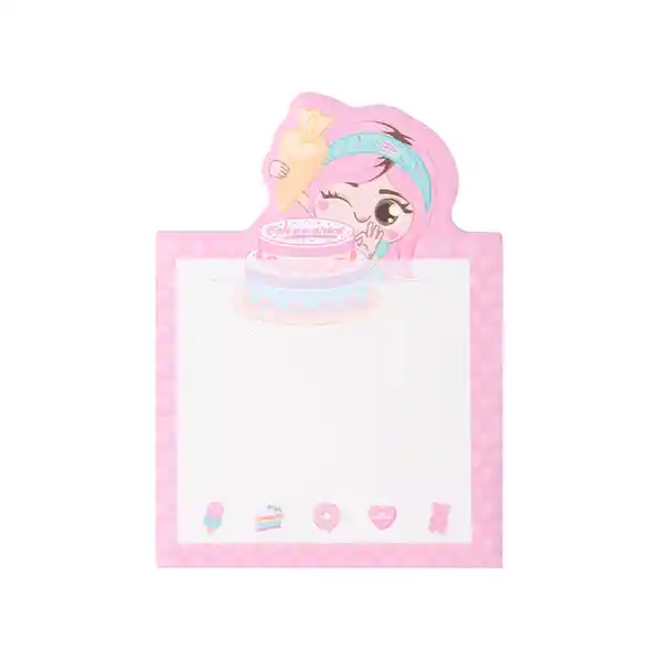 Nota Post-It a 50 Hojas Serie Mis Pastelitos Miniso