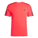 Adidas Camiseta Tr-Es Base 3S Manga Corta de Hombre Rojo Talla S