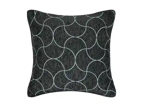 Cojín Tapiz Paño Negro 45 x 45 cm Casaideas