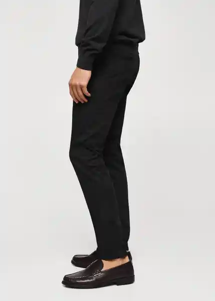 Pantalón Graham Negro Talla 38 Hombre Mango