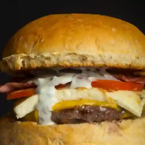 Hamburguesa la 4 Quesos