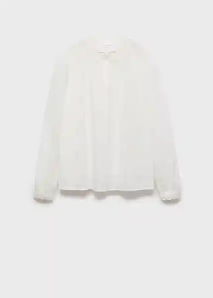 Blusa Natural Offwhite Talla 20 Teen Niñas Mango