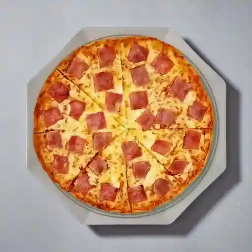 Pizza Jamón y Queso Pequeña